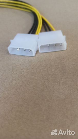 Переходник питания видеокарты molex 8pin 6pin