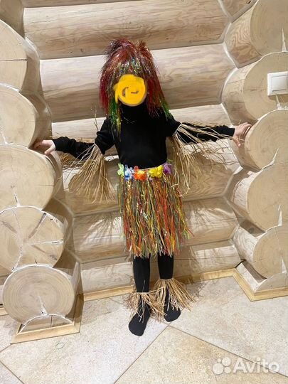 Каранаыальный костюм Чунга чанга папуас негритенок