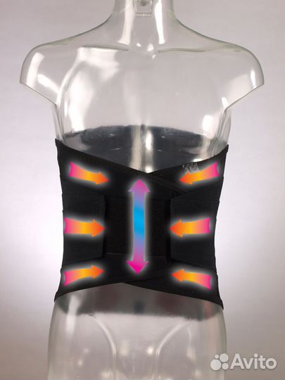 Корсет ортопедический поясничный усиленный К-614