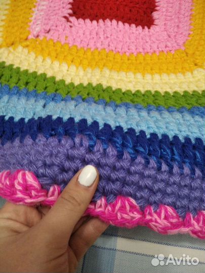 Ковёр вязаный крючком