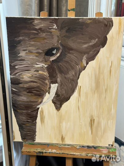 Интерьерная картина акрилом на холсте 50/60