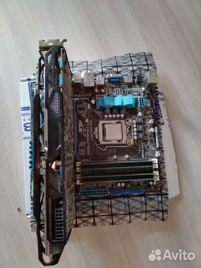 Комплект lga 1156