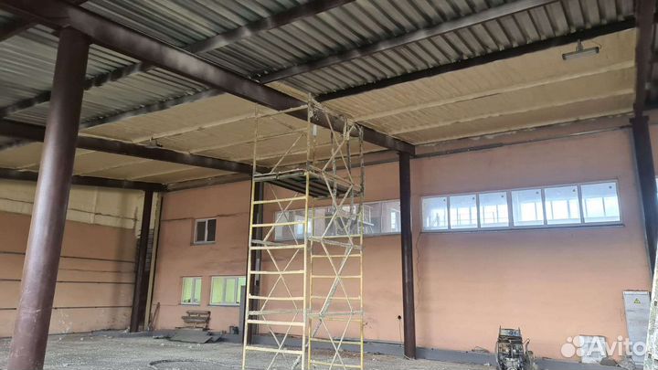 Утепление пенополиуретаном ангара