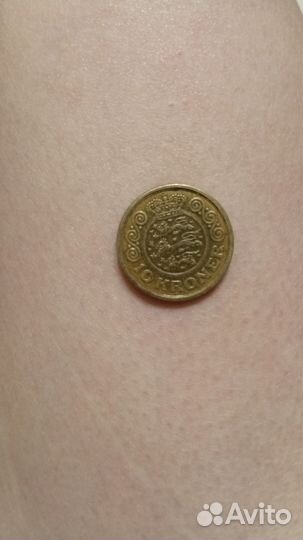 Редкая монета 10 Крон 1991 года