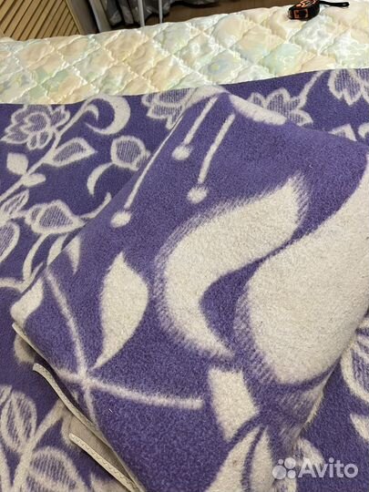 Одеяло 100 шерсть в наличии 2 шт