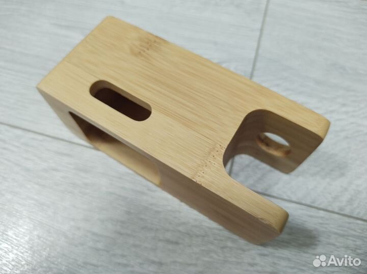 Бамбуковая подставка док станция