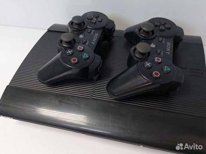 Приставка пс3 слим 34 игры
