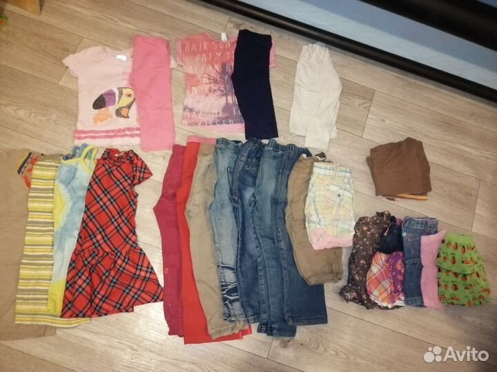 Одежда для девочки 110 размера, пакетом
