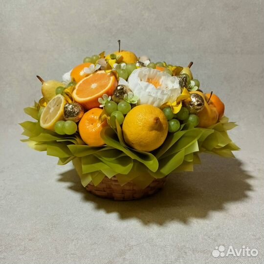 Съедобные букеты фруктовые
