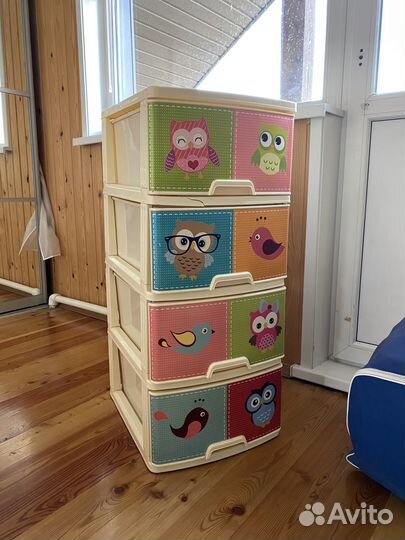 Комод пластиковый детский