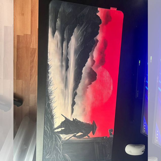 Коврик ardor gaming Dark Asia Asahi (XL) черный