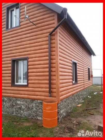 Фасад дома из сайдинга