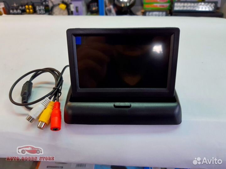 Складной монитор заднего вида для камеры парковки