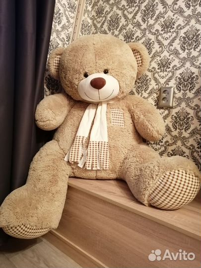 Мягкие игрушки большой плюшевый медведь