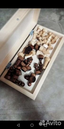 Шахматы деревянные фигуры 30 на 30