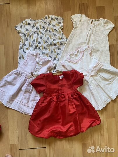 Большой пакет одежды для девочки 86-92