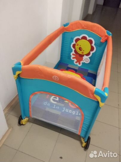 Манеж кровать раскладной