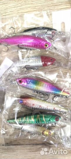 Воблеры приманки блесна и лески новые