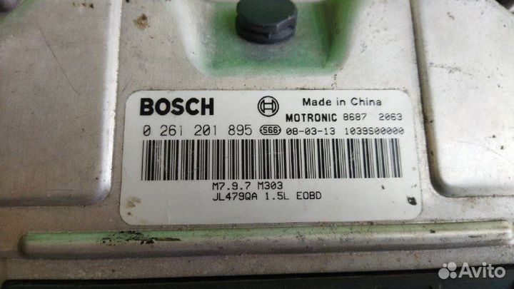 Блок управления двигателем Geely MK