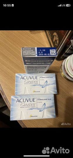 Линзы acuvue oasys