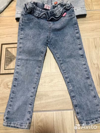 Джинсовый костюм для девочки