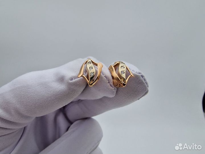 Золотые Серьги 585 пробы. Рассрочка