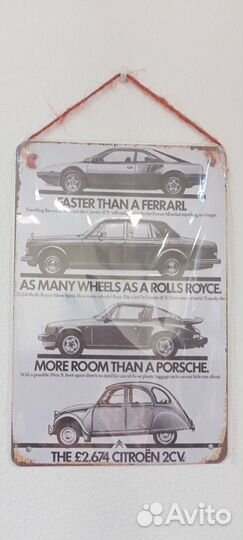 Железные таблички, декор