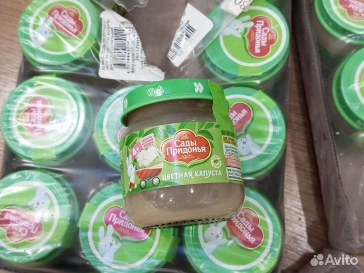 Детское питание пюре фруктовое