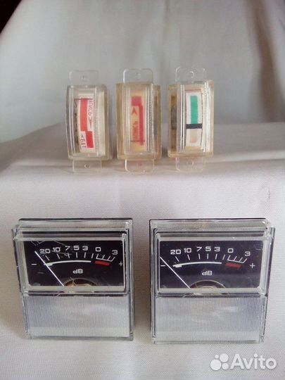 Индикаторы стрелочные, 5 шт, 1978,1981,1991 года