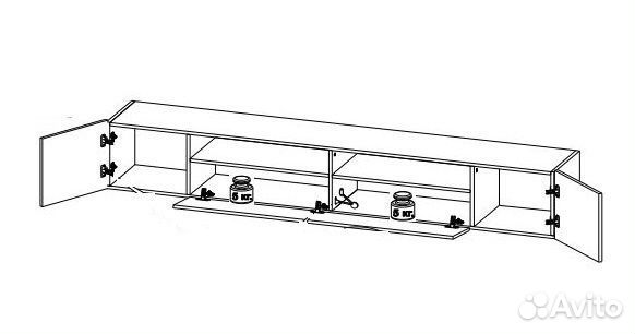 Подвесная/напольная тумба под тв
