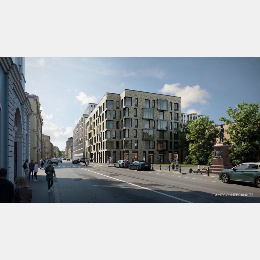3-к. квартира, 88,4 м², 3/10 эт.