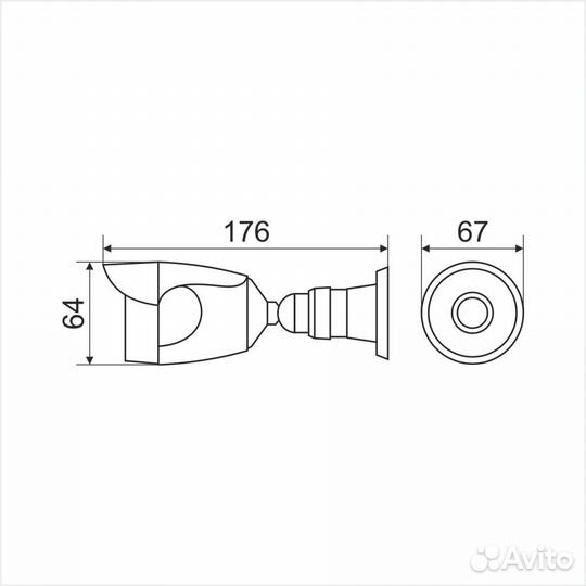 IP камера видеонаблюдения XVI EI8416CP 8Мп