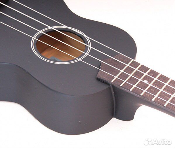 Listen LIS-100BK Укулеле сопрано, чёрный