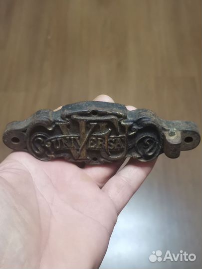 Старинная тяжёлая накладка. Метал