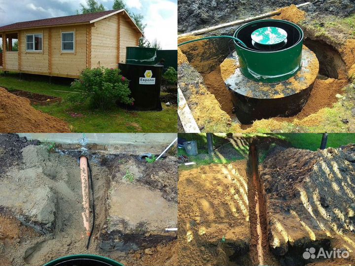 Септик для дома и дачи. Установка под ключ