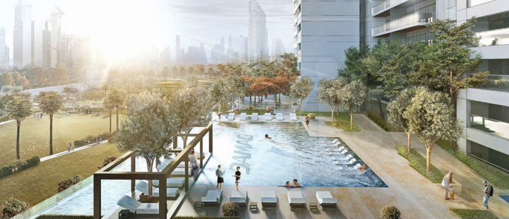 Квартира-студия, 38 м² (ОАЭ)