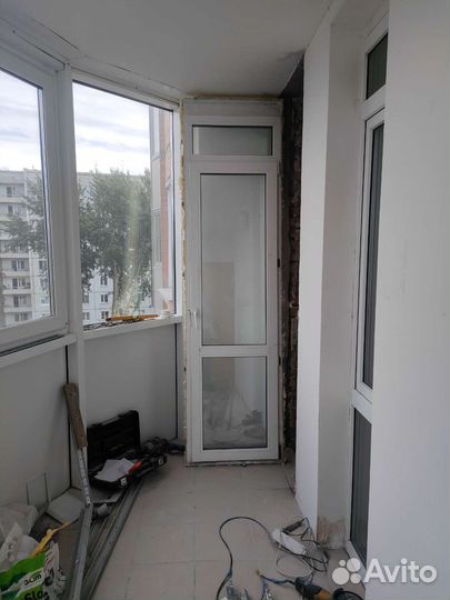 Дверь балконная пвх бу