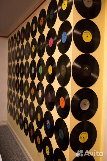 Виниловые пластинки для декора