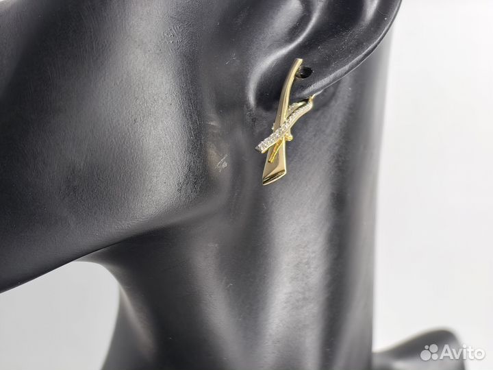 Золотые серьги