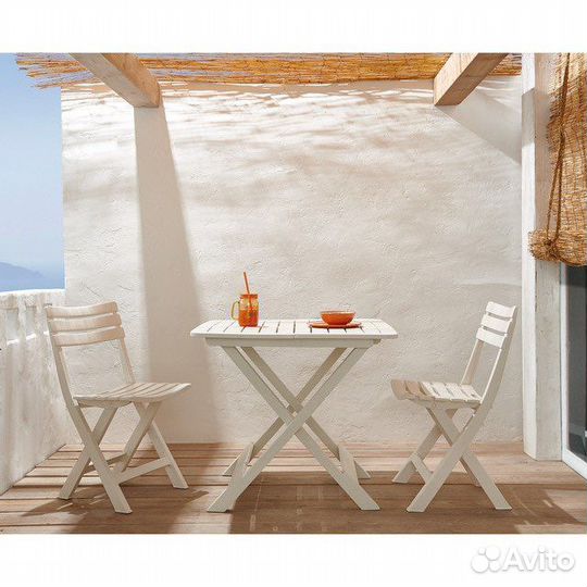 Стул складной белый из Италии