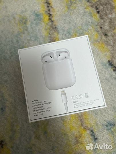 Оригинальная коробка airpods 2