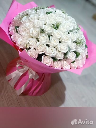 Букеты из мыльных цветов