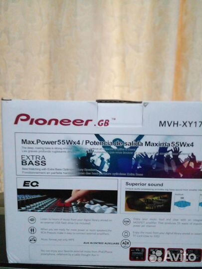 Автомагнитола pioneer 1 din с bluetooth