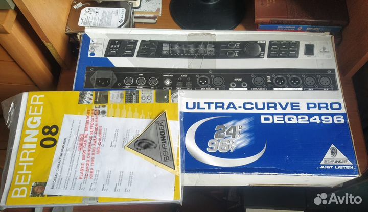 Эквалайзер behringer ultra-curve PRO DEQ2496