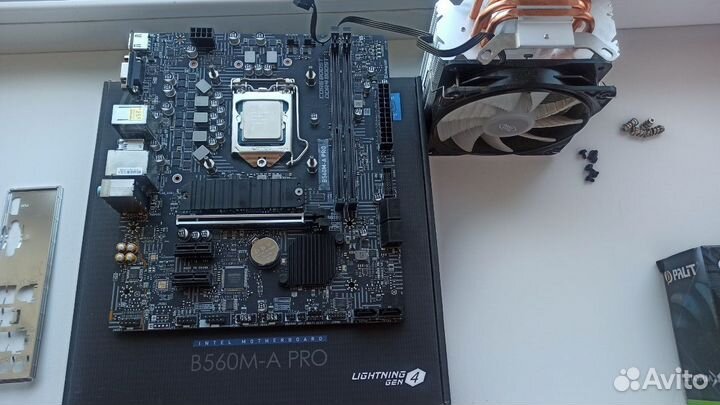 Комплект i5-11400f+msi b560 a-pro+gama400 v2 red