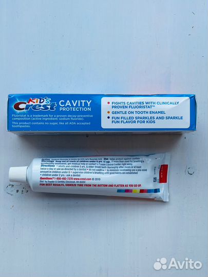 Crest зубная паста детская оригинал