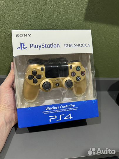 Золотой Геймпад для ps4