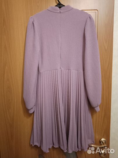 Новое сиреневое платье лапша 44
