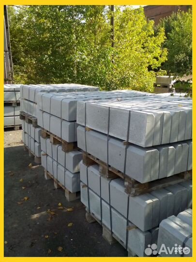 Бордюр дорожный садовый брусчатка тротуарная