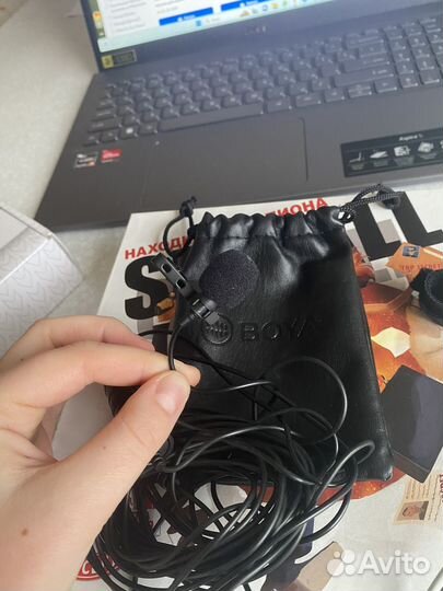 Петличный микрофон boya BY-M1 проводной